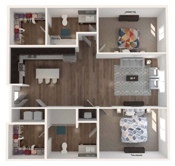 Floor Plans of Lofts at Murray Hill in Jacksonville, FL